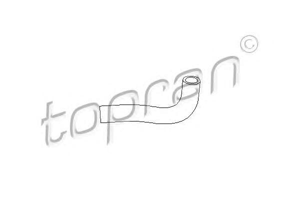 101051 TOPRAN Шланг, воздухоотвод крышки головки цилиндра