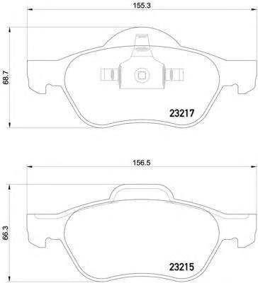 8DB355013271 HELLA Комплект тормозных колодок, дисковый тормоз