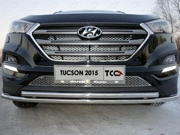 HYUNTUC1521 ТСС Решетка радиатора верхняя (лист) для Hyundai Tucson (2015-2016)