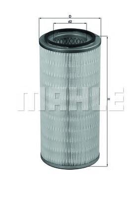 LX608 MAHLE Воздушный фильтр