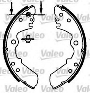 562598 VALEO Комплект тормозных колодок