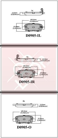 MKD905 FRICTION MASTER Колодки тормозные дисковые