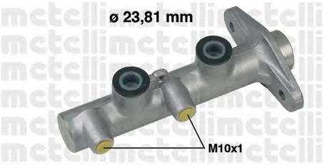 050586 METELLI Главный тормозной цилиндр