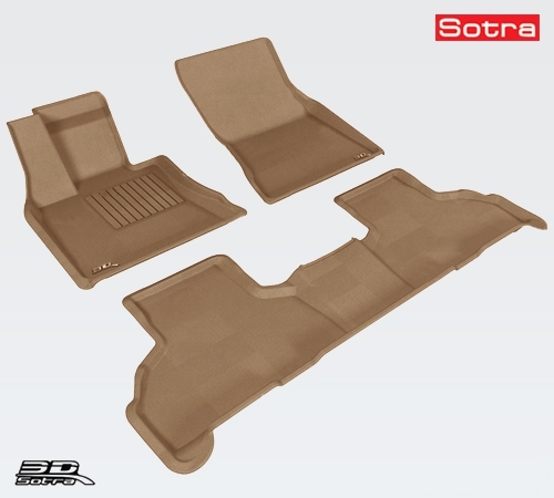 ST7400531 SOTRA Коврики салона Liner 3D Lux текстильные BMW X5 (F15/E70) (2007-2013/2013-2016) с бортиком бежевые