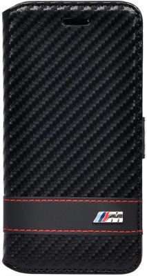 J5200000080 BMW Чехол для смартфона BMW iPhone 6 M-Collection Booktype Carbon Effect