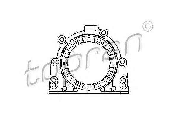 107754 TOPRAN Прокладка вала
