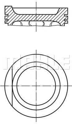 0347602 MAHLE Поршень