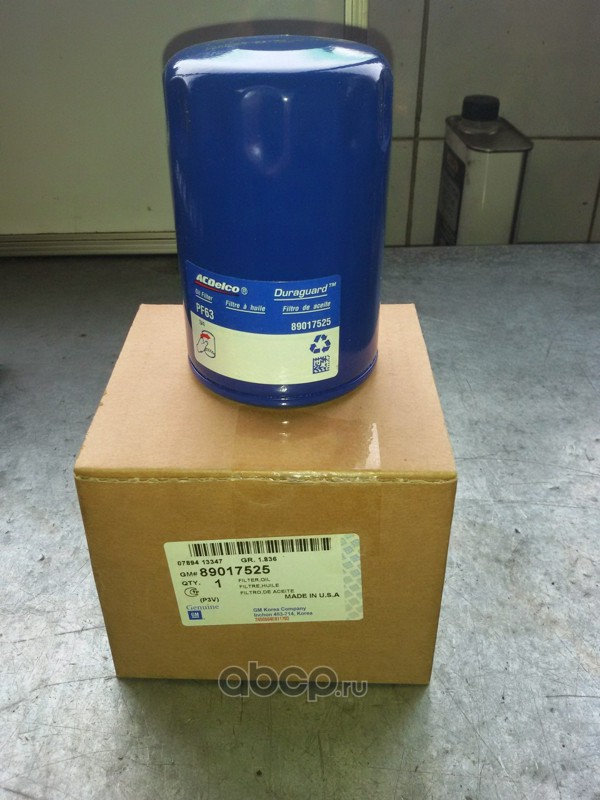 89017525 ACDELCO Масляный фильтр