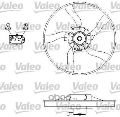 696134 VALEO Вентилятор, охлаждение двигателя