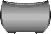 4939660 VAN WEZEL Капот двигателя
