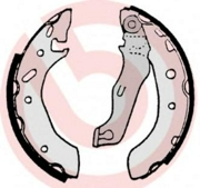 S24529 BREMBO Тормозные колодки барабанные