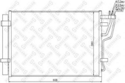 1045381SX STELLOX радиатор кондиционера! Kia Ceed 1.4-2.0 06>