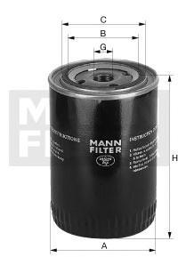 W9035 MANN-FILTER Масляный фильтр