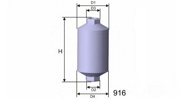 Топливный фильтр MISFAT E506