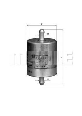 KL145 KNECHT Фильтр топливный