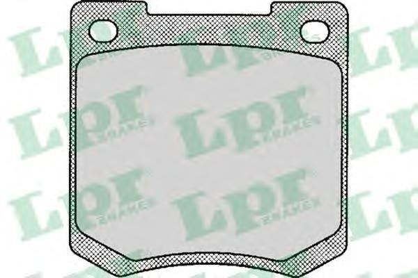 05P114 LPR Комплект тормозных колодок, дисковый тормоз