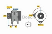 0986080960 BOSCH Генератор
