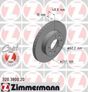 320380020 ZIMMERMANN Тормозной диск