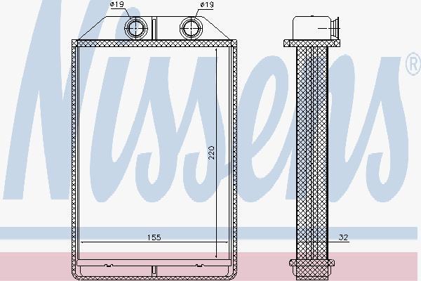 70234 NISSENS Отопитель