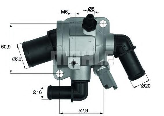 TI17388 BEHR-HELLA Термостат, охлаждающая жидкость