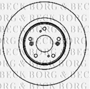 BBD5892S BORG & BECK Тормозной диск