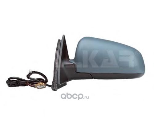 6128503 ALKAR Зеркало в сборе с электрорегулировкой правое (элемент convex) / AUDI A4 01~05