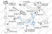 5798100SX STELLOX 57-98100-SX_рычаг нижний левый