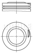 0022500 MAHLE/KNECHT Поршень