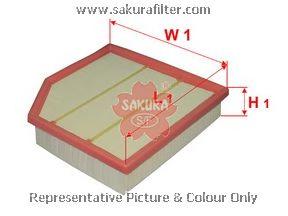 A33990 SAKURA Фильтр воздушный Sakura A33990