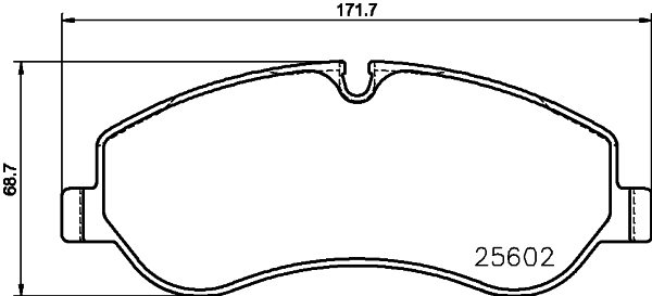 8DB355020691 HELLA Комплект тормозных колодок, дисковый тормоз