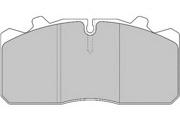 Комплект тормозных колодок, дисковый тормоз BERAL 2908826004017234