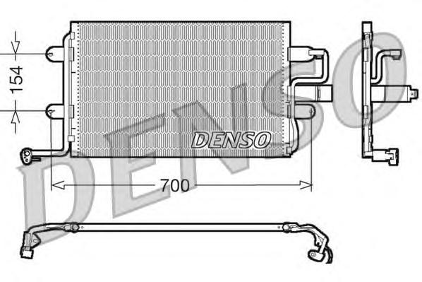 DCN32017 DENSO Радиатор кондиционера