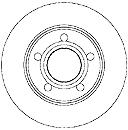 15877 MAPCO Тормозной диск