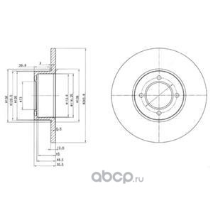 BG2069 DELPHI Тормозной диск