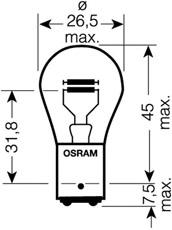 7537 OSRAM Лампа автомобильная