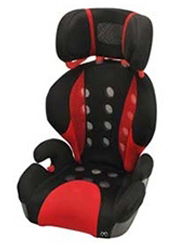 Кресло детское автомобильное Saratto Highback Junior Quattro, группа 2/3, черно-красное CARMATE ALJ208