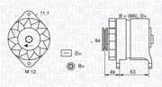 063321044010 MAGNETI MARELLI Генератор