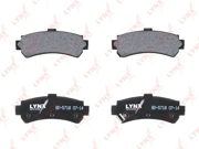 BD5718 LYNXAUTO Колодки тормозные задние
