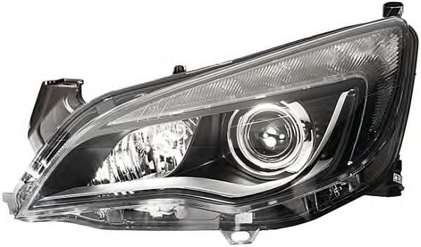 1ZT010012421 HELLA Основная фара, Би-Ксенон, прав, Opel Astra J (5-doors, Sedan, Sports Tourer) 12/09->, без блока розжига