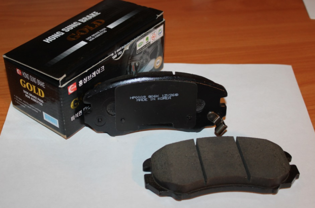 Колодки тормозные дисковые передн HSB HP0009