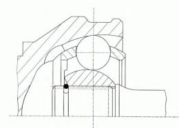 302446 GKN (LOEBRO) Шарнирный комплект, приводной вал