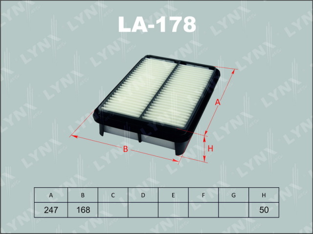 LA178 LYNX Фильтр воздушный