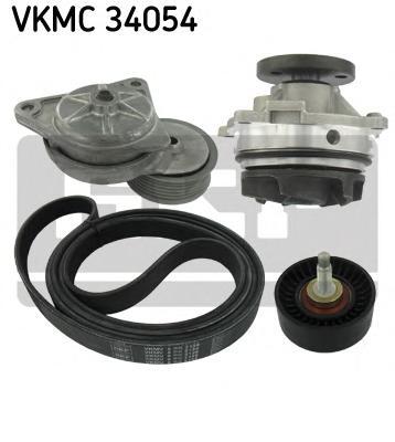 VKMC34054 SKF Водяной насос + комплект ручейковых ремней