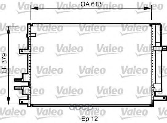 818187 VALEO Конденсатор, кондиционер