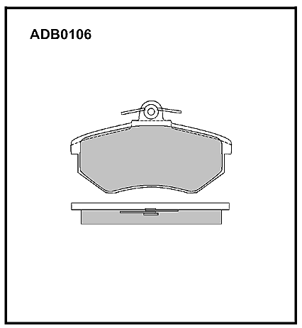 ADB0106 ALLIED NIPPON Колодки дисковые