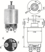 940113050316 MAGNETI MARELLI ZM860 Реле втягивающее