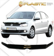 2010010109165 CA PLASTIC Дефлектор капота Volkswagen Polo хэтчбэк 5 Door 2010–2015  Classic черный