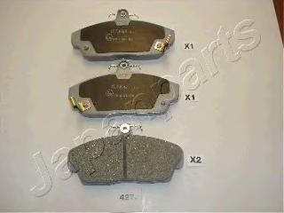 PA427AF JAPANPARTS Колодки тормозные передние