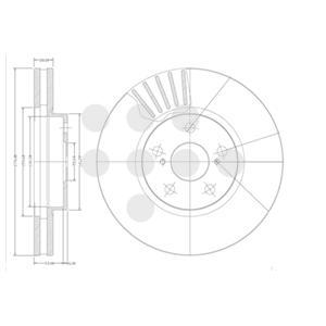 BG3189 DELPHI Тормозной диск