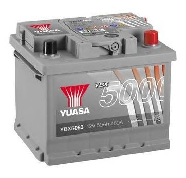 YBX5063 YUASA Стартерная аккумуляторная батарея